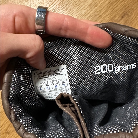 Columbia Quilted Brown Waterproof Omni Heat Warm Winter Boots - Picture 4 of 7